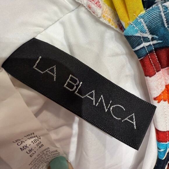 La Blanca Plus Soliel Lingerie One-Piece Swimsuit Sz 22W NWT - Picture 5 of 13